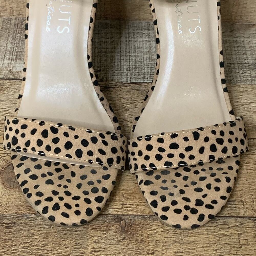 Coconuts By Matisse Leopard Print Sandals Wedge H… - image 2